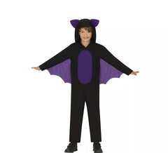 Costume da pipistrello viola per ragazzo