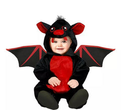 Costume da pipistrello rosso per bambino