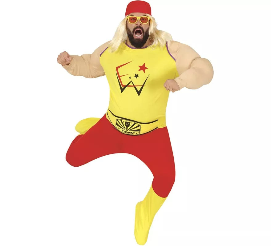 Translation missing: it.Disfraz de Musculoso de Lucha Libre para hombre