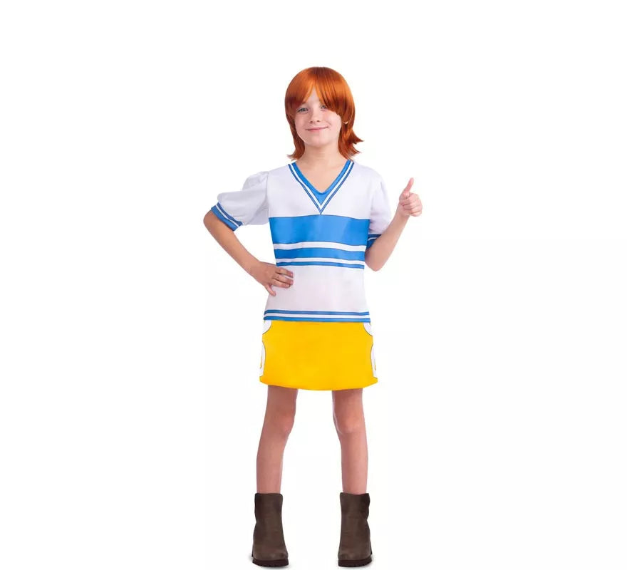 Translation missing: it.Disfraz de Nami de One Piece para niña