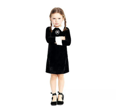 Costume classico nero da Sinister Girl per bambina e bambina
