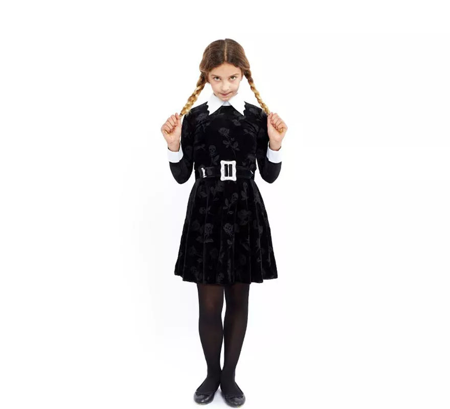 Disfraz de Niña Siniestra Clásico para niña y adolescente