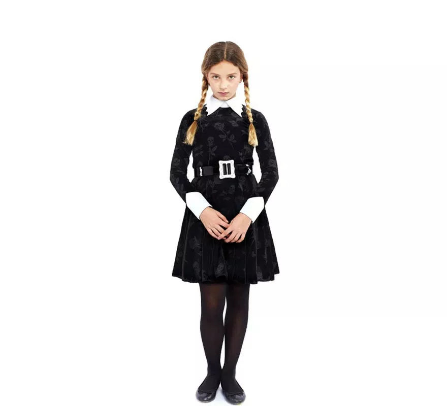 Translation missing: it.Disfraz de Niña Siniestra Clásico para niña y adolescente