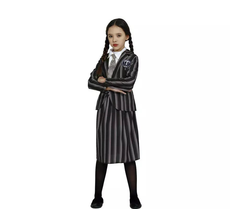 Translation missing: it.Disfraz de Niña Siniestra Colegial para niña