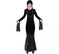 Costume da ragazza sinistra scintillante da donna