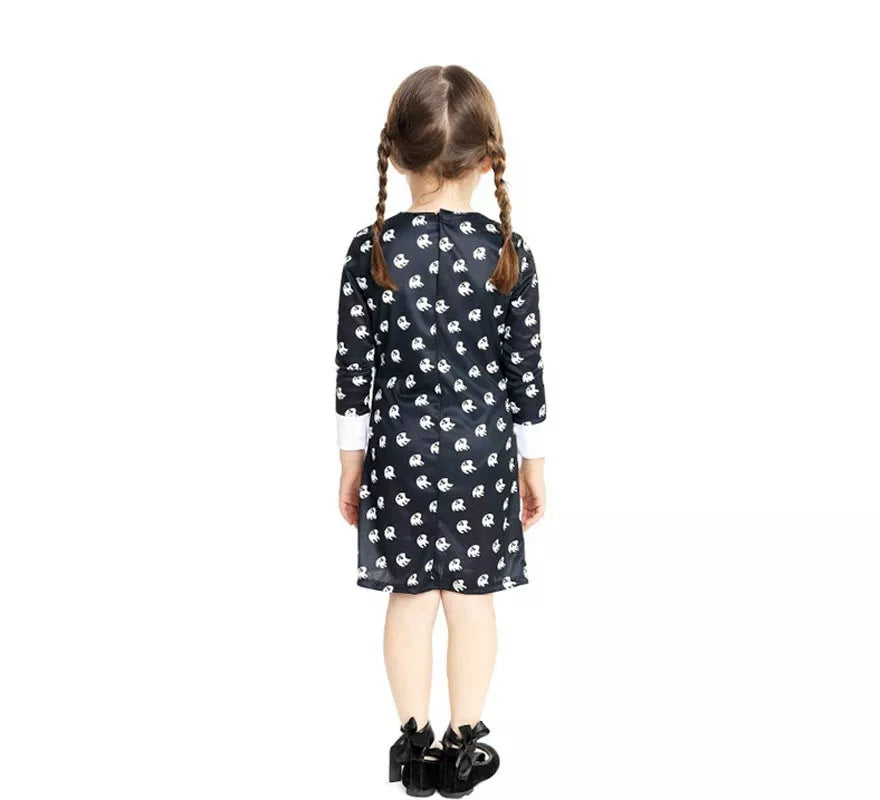 Translation missing: it.Disfraz de Niña Siniestra vestido estampado para bebé y niña