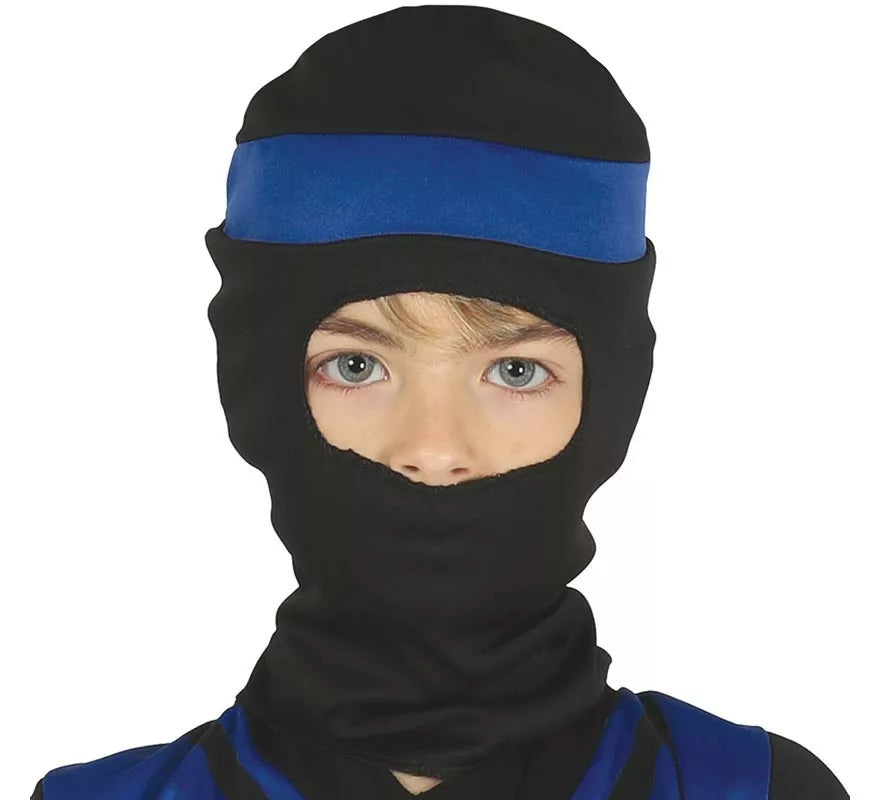 Translation missing: es.Disfraz de Ninja azul y negro para niño