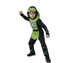Costume da Ninja Cobra verde per bambini