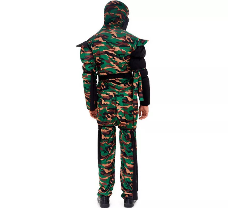Translation missing: es.Disfraz de Ninja Comando Camuflaje para hombre