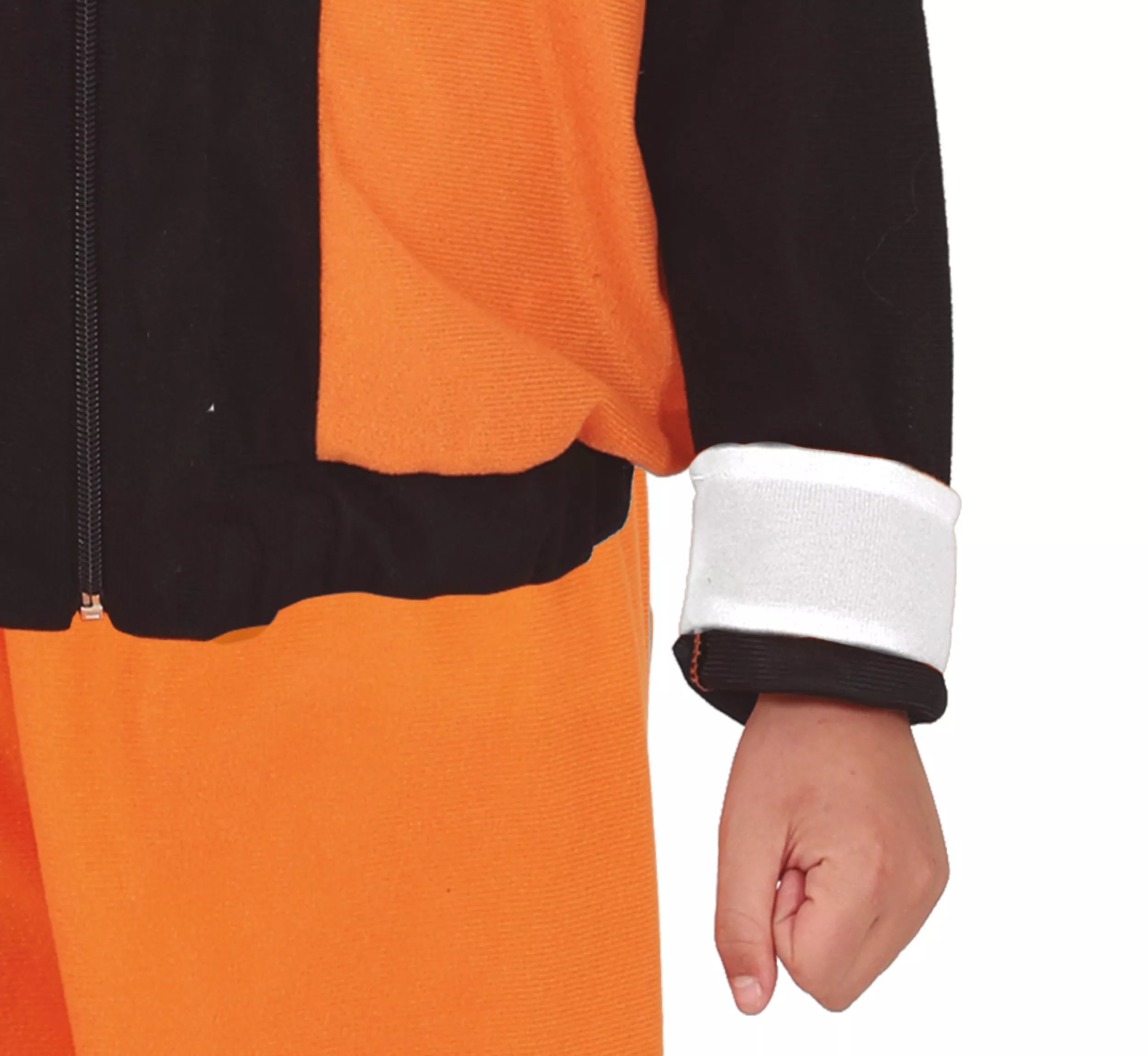 Translation missing: it.Disfraz de Ninja de Anime Naranja y Negro para adolescente
