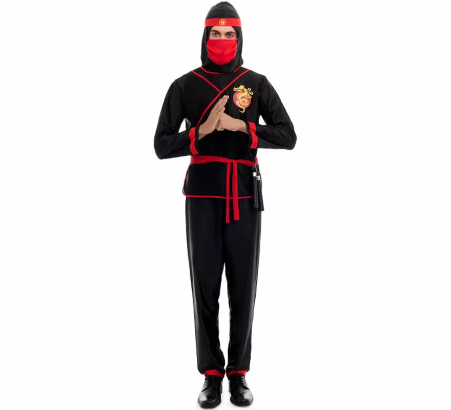 Translation missing: es.Disfraz de Ninja Dragón para hombre