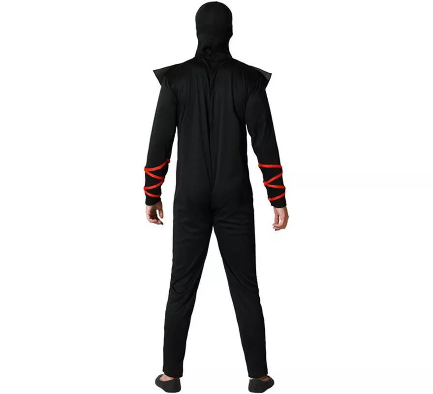 Disfraz de Ninja Dragón rojo para hombre