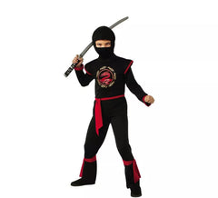 Costume ninja drago rosso per ragazzo
