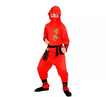 Disfraz de Ninja Dragón rojo para niño