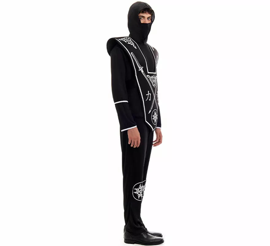 Translation missing: it.Disfraz de Ninja negro para hombre