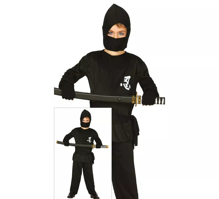 Translation missing: it.Disfraz de Ninja negro para niño