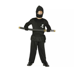 Costume da ninja nero per ragazzo