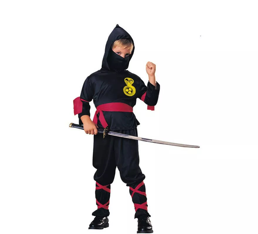 Translation missing: it.Disfraz de Ninja Negro para niños