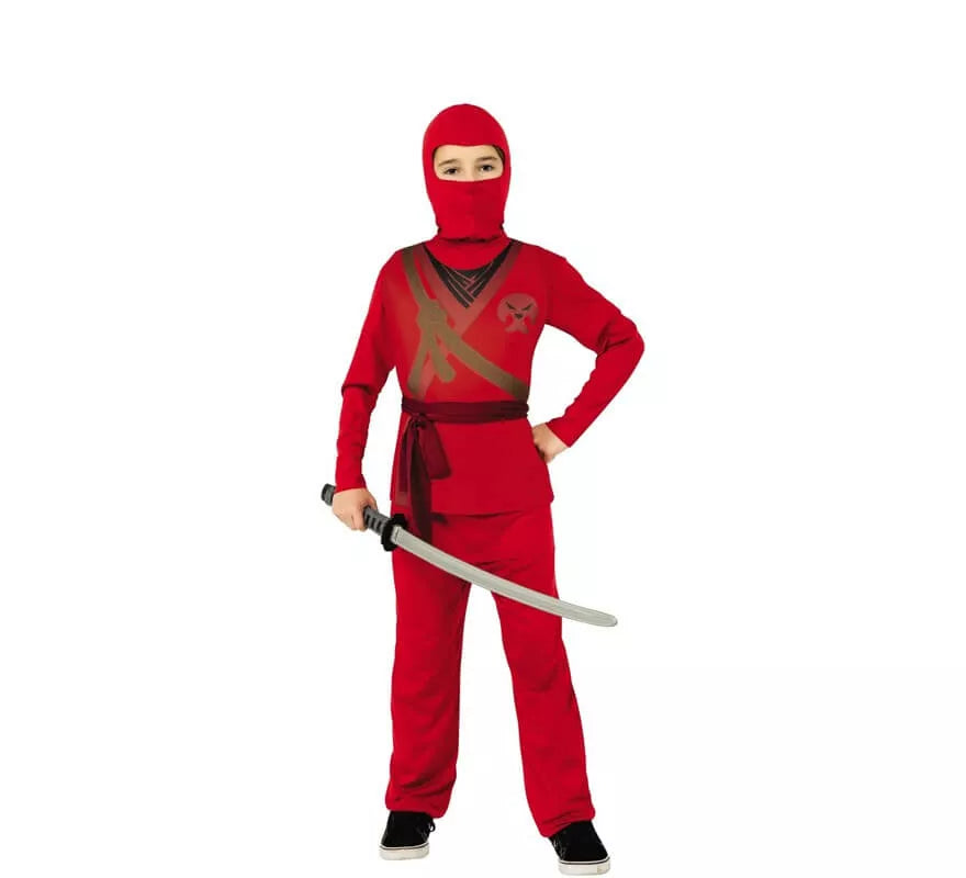 Translation missing: es.Disfraz de Ninja Rojo para niño