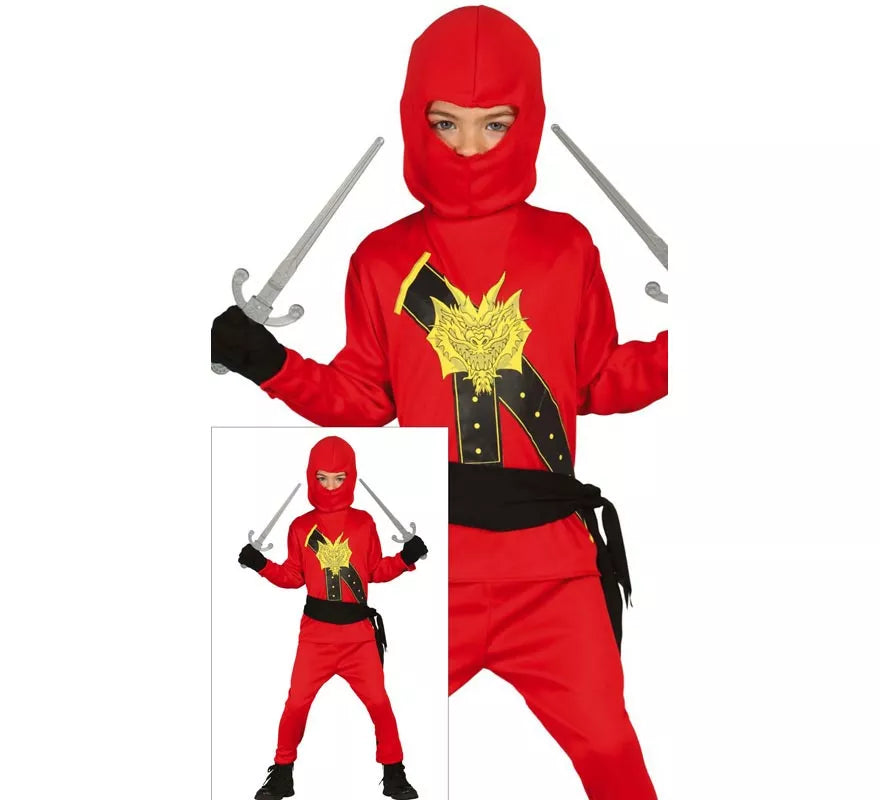 Translation missing: it.Disfraz de Ninja rojo para niño