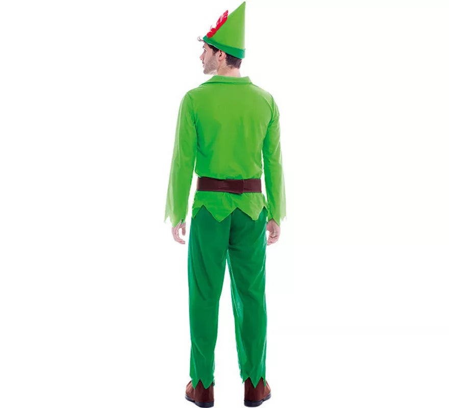 Translation missing: it.Disfraz de Niño Volador Verde para hombre