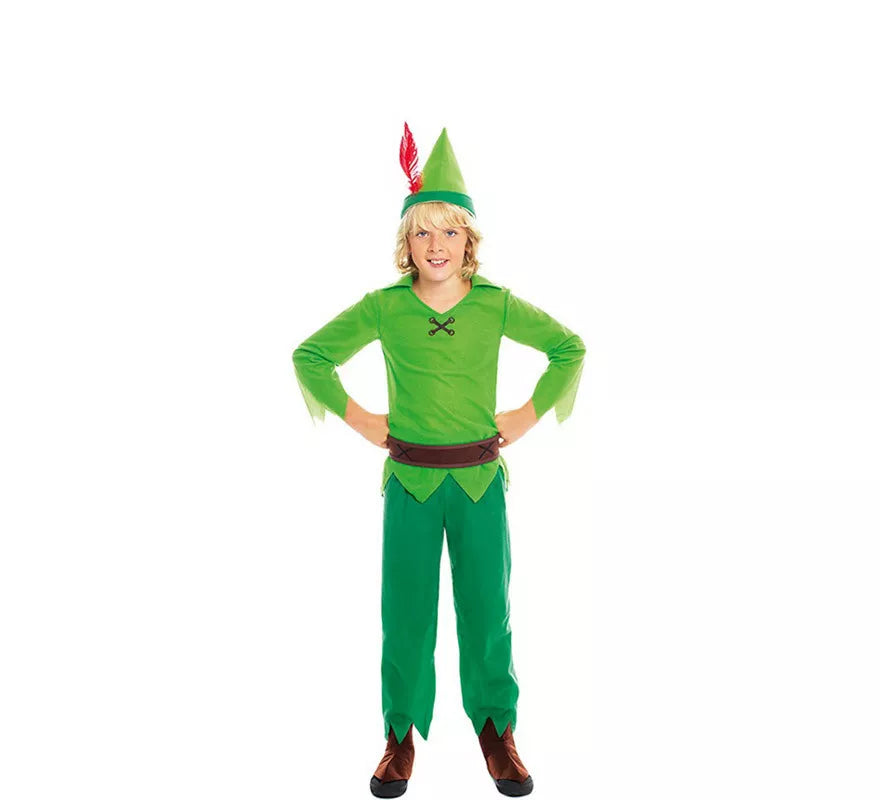Translation missing: it.Disfraz de Niño Volador Verde para niño