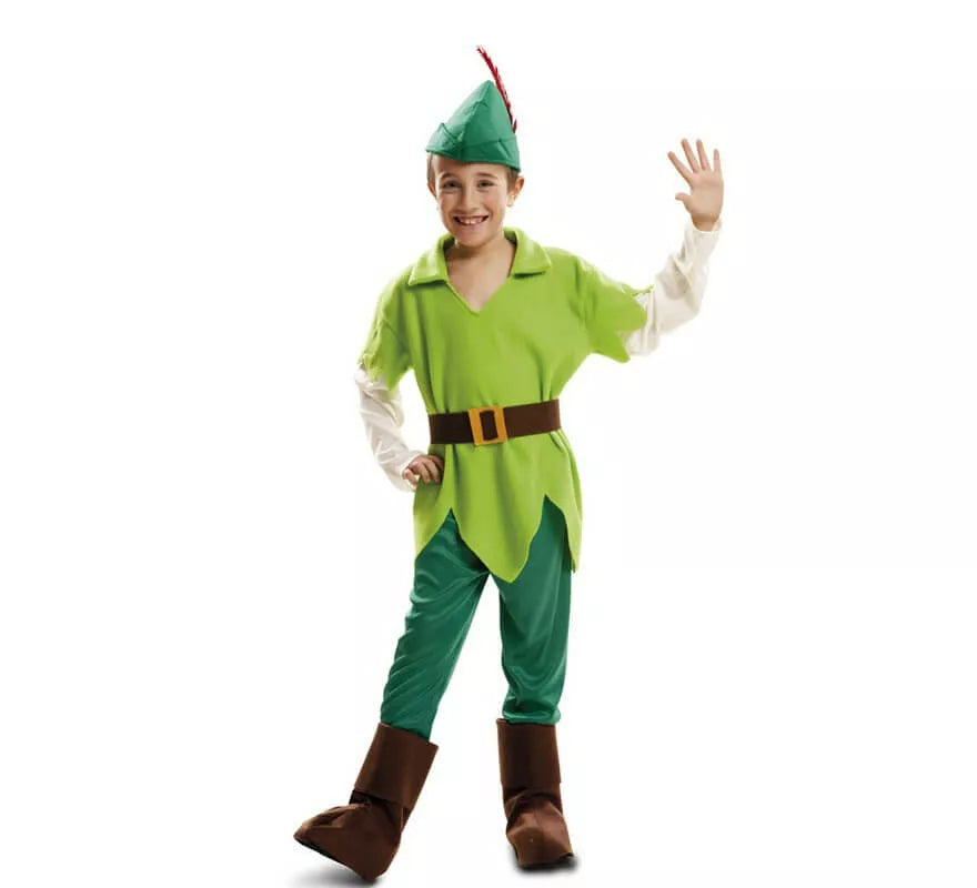 Translation missing: es.Disfraz de Niño Volador verde para niño