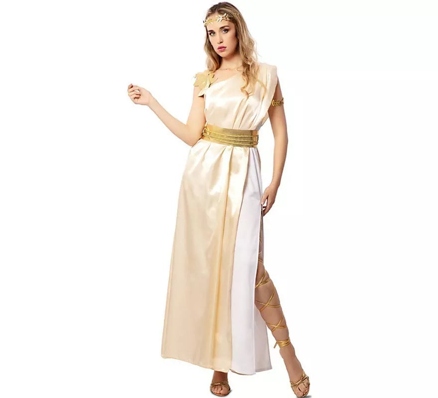 Translation missing: it.Disfraz de Noble Romana beige deluxe para mujer