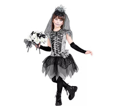 Costume da sposa cadavere per bambine