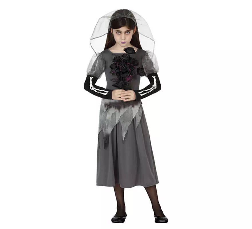 Translation missing: it.Disfraz de Novia Cadáver para niñas para Halloween