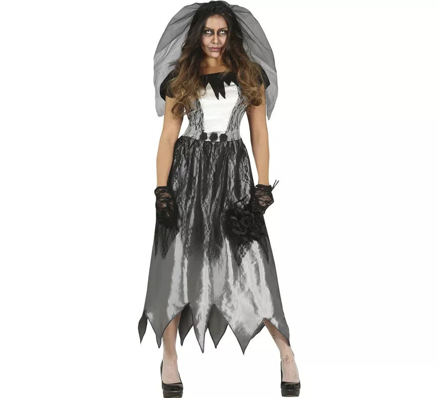 Translation missing: it.Disfraz de Novia Fantasma Oscura para mujer