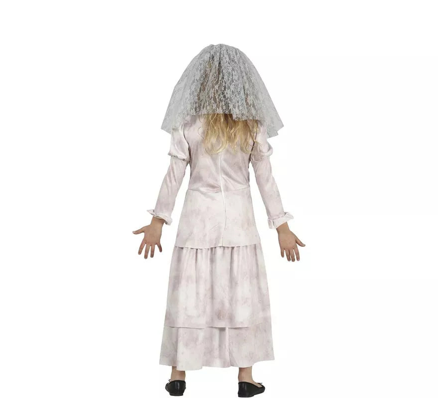 Disfraz de Novia Fantasma Triste para niña