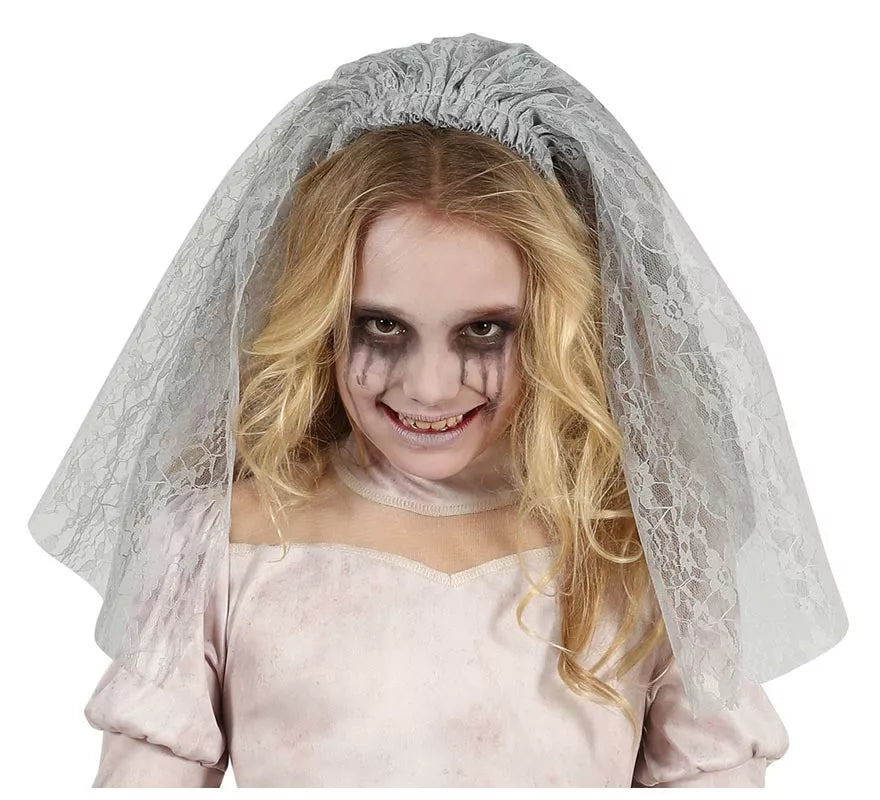 Translation missing: it.Disfraz de Novia Fantasma Triste para niña