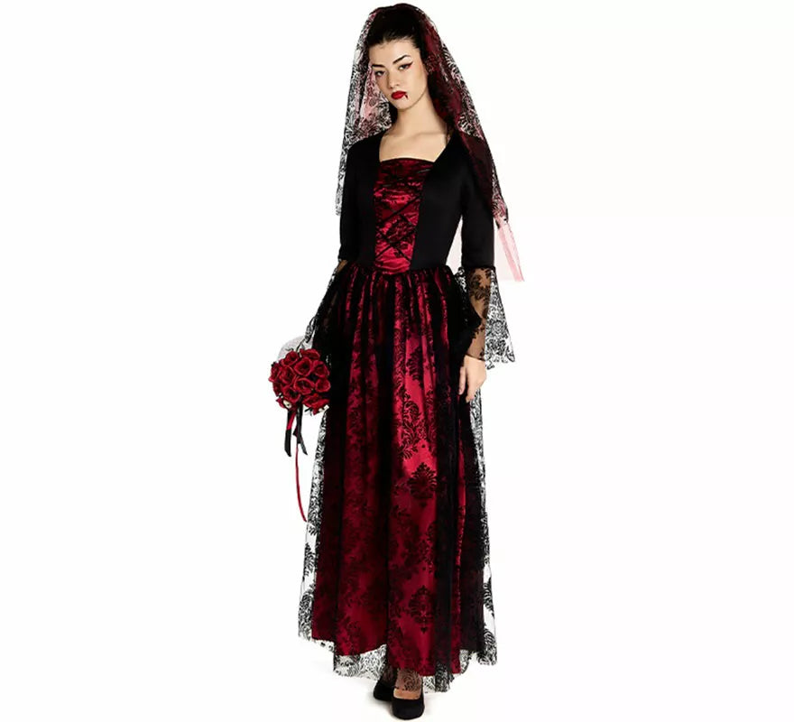 Translation missing: it.Disfraz de Novia Vampiresa Gótica para mujer