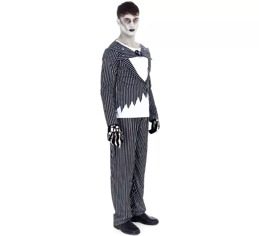 Translation missing: it.Disfraz de Novio Halloween a rayas para hombre