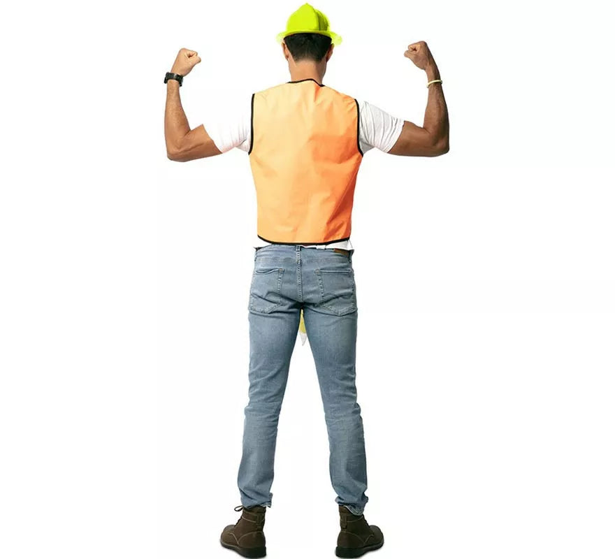 Translation missing: es.Disfraz de Obrero con herramienta para hombre