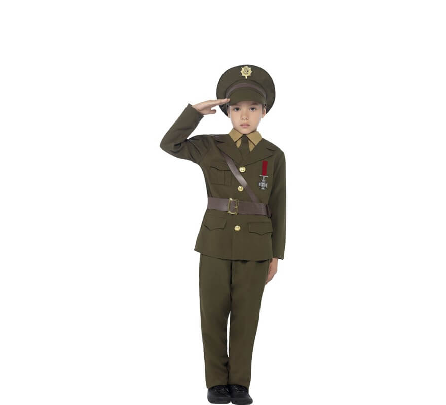 Translation missing: es.Disfraz de Oficial del Ejército para niño