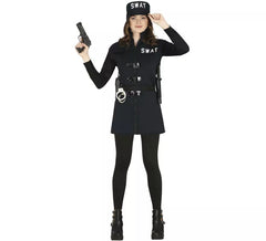 Costume da ufficiale Swat con gonna per teenager