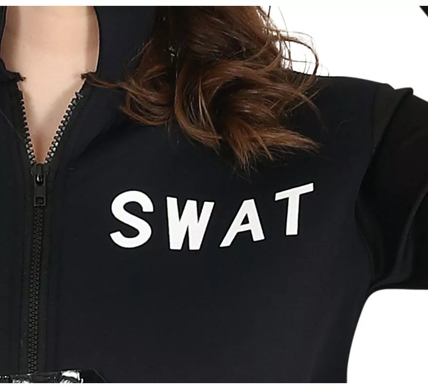 Translation missing: it.Disfraz de Oficial Swat con falda para adolescente