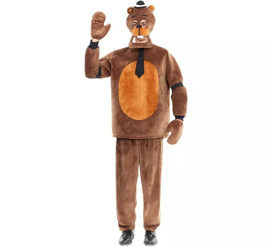 Translation missing: it.Disfraz de Oso de Peluche Terrorífico con guantes para hombre