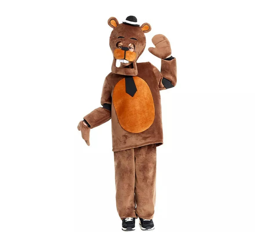 Translation missing: it.Disfraz de Oso de Peluche Terrorífico con guantes para niño