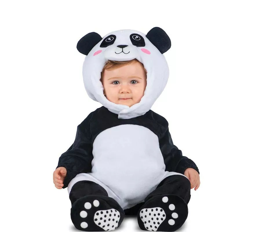 Translation missing: it.Disfraz de Oso Panda con gorro y cola para bebé y niños