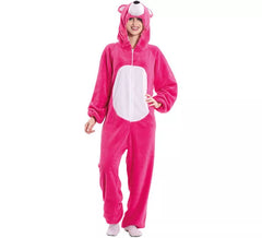 Costume da orso rosa per donna