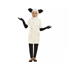 Costume da pecora bianca per bambini