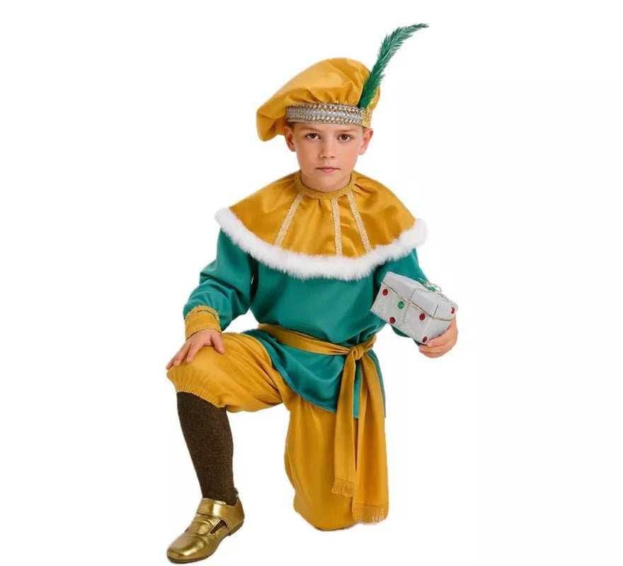Translation missing: it.Disfraz de Paje del Rey Melchor Lujo de niño