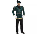 Disfraz de Paje Verde Elegante para hombre
