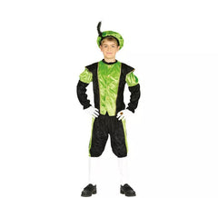Costume verde e nero per un ragazzo