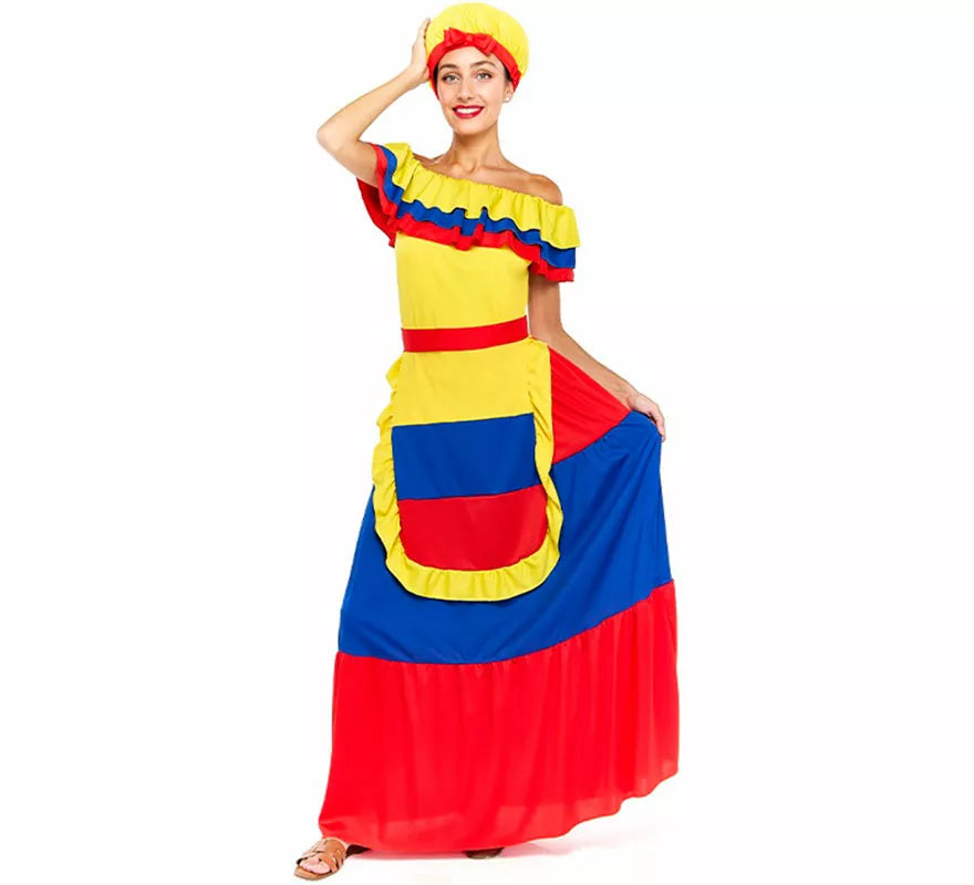 Translation missing: it.Disfraz de Palenquera para mujer