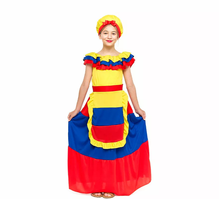 Translation missing: it.Disfraz de Palenquera para niña
