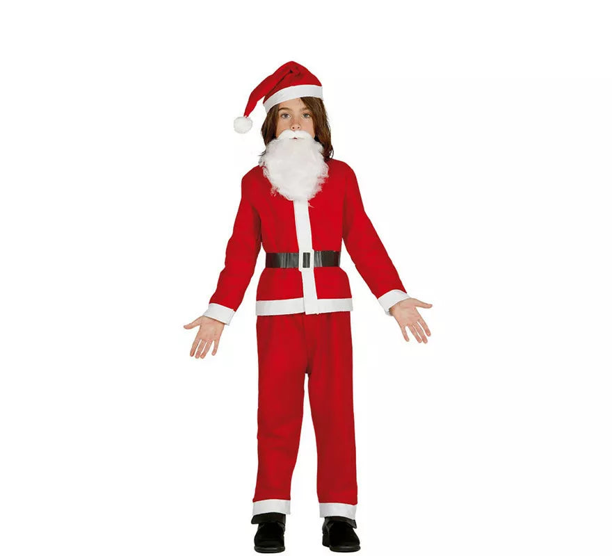 Translation missing: it.Disfraz de Papa Noel con barba para niño